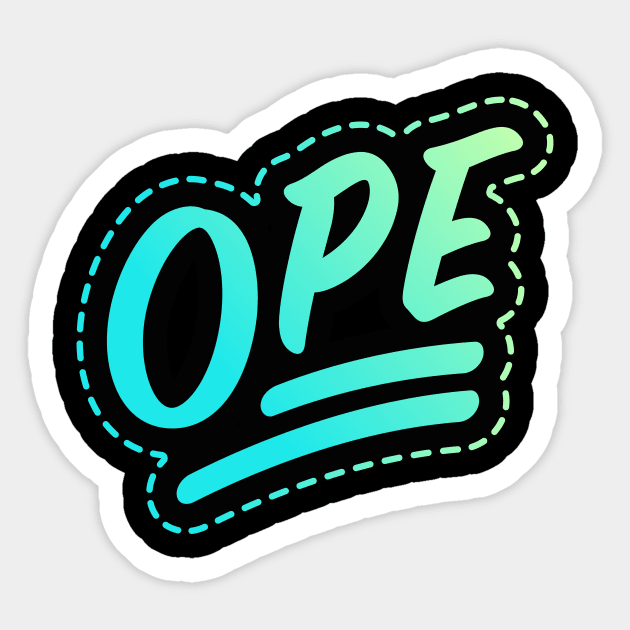 Ope - Original Sticker by allisawr
